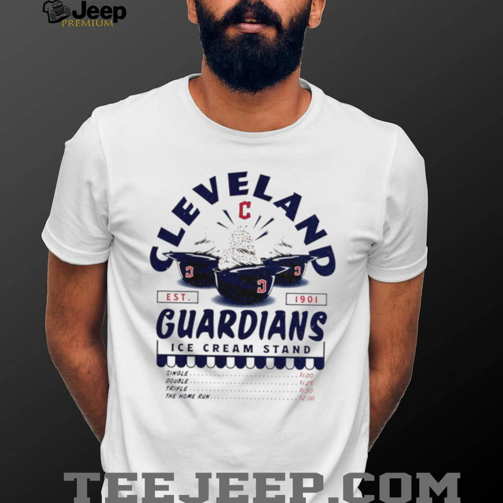 Cleveland Guardians Ice Cream Stand Baseball Fan T Shirt