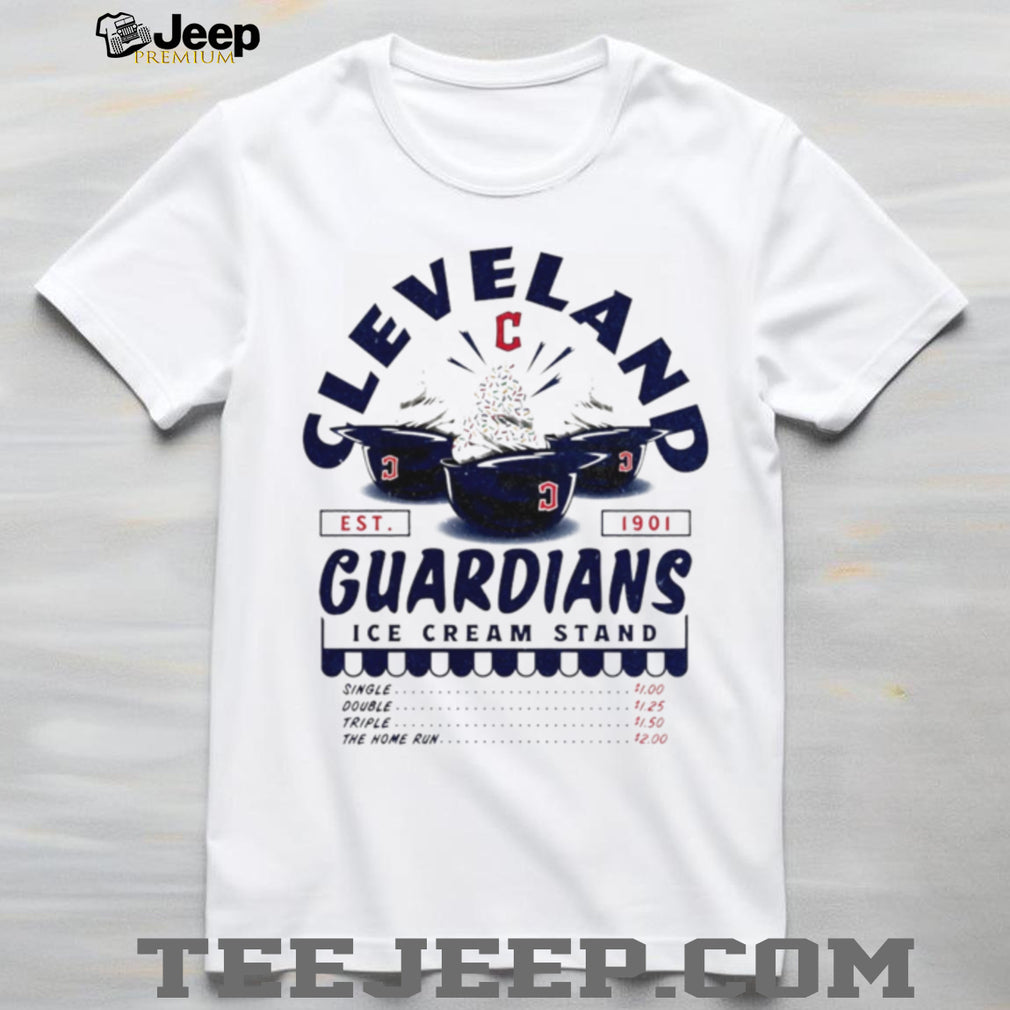Cleveland Guardians Ice Cream Stand Baseball Fan T Shirt