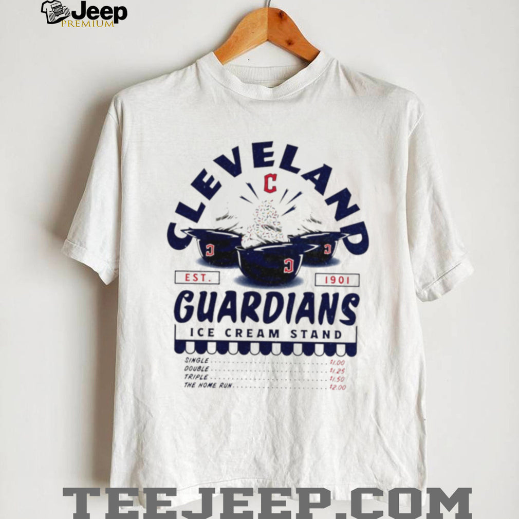 Cleveland Guardians Ice Cream Stand Baseball Fan T Shirt