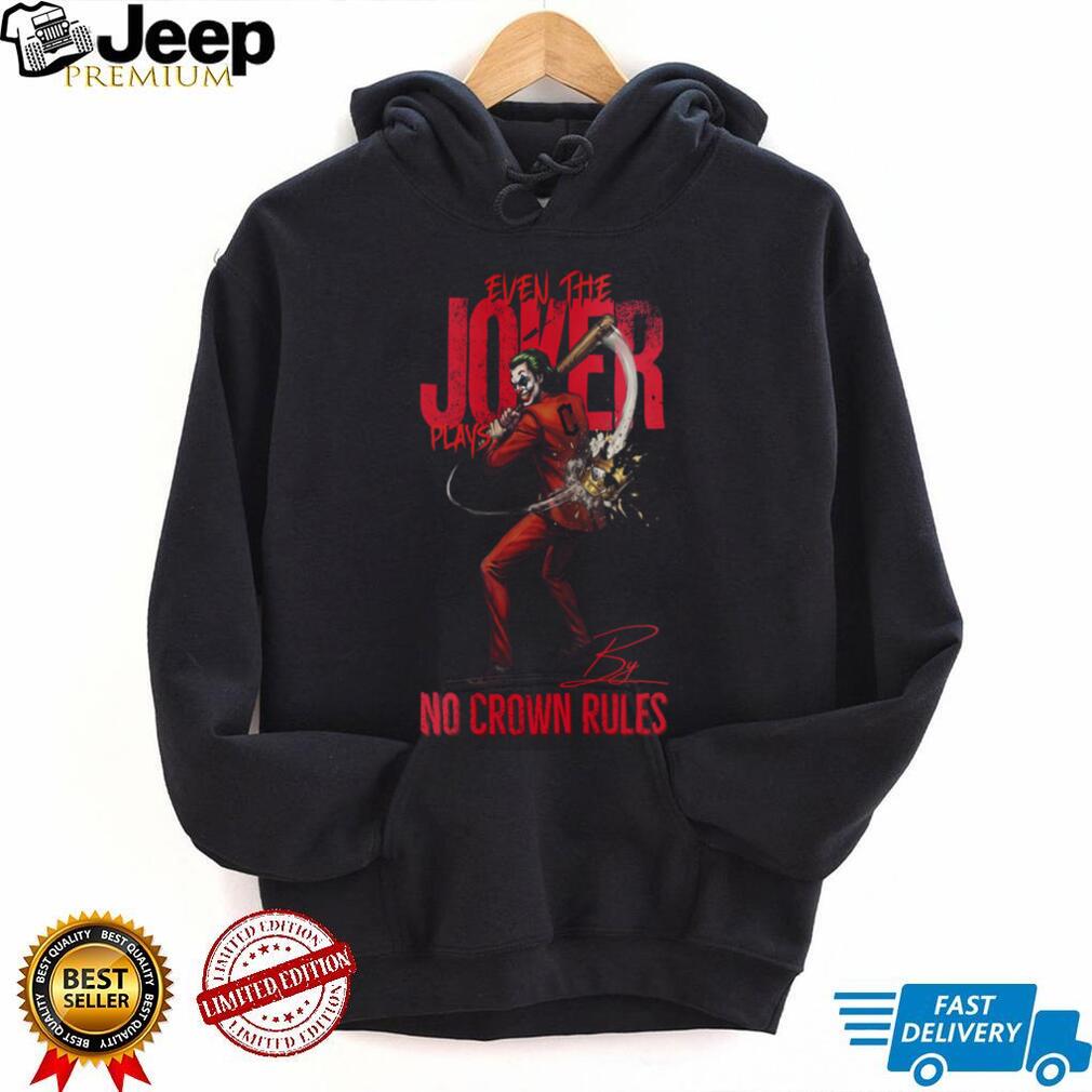 Cleveland Guardians Joker Baseball T Shirt, Custom Joker No Crown Rules MLB Jersey