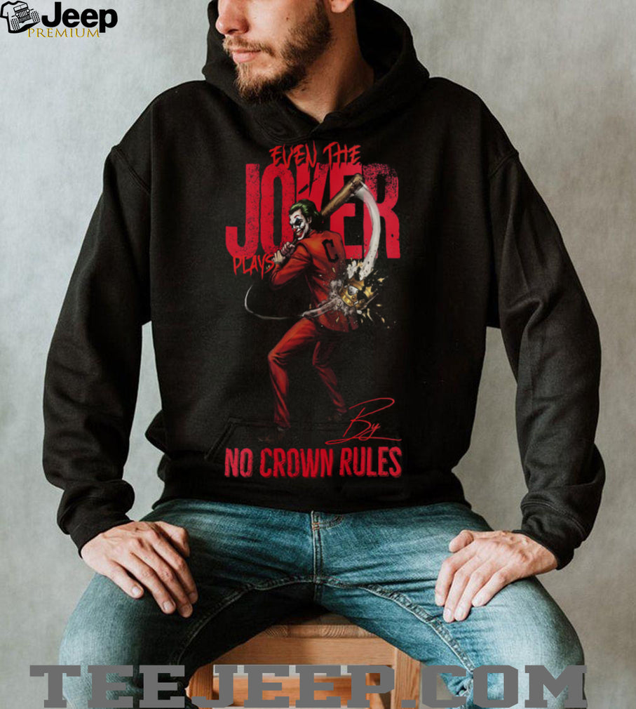 Cleveland Guardians Joker Baseball T Shirt, Custom Joker No Crown Rules MLB Jersey
