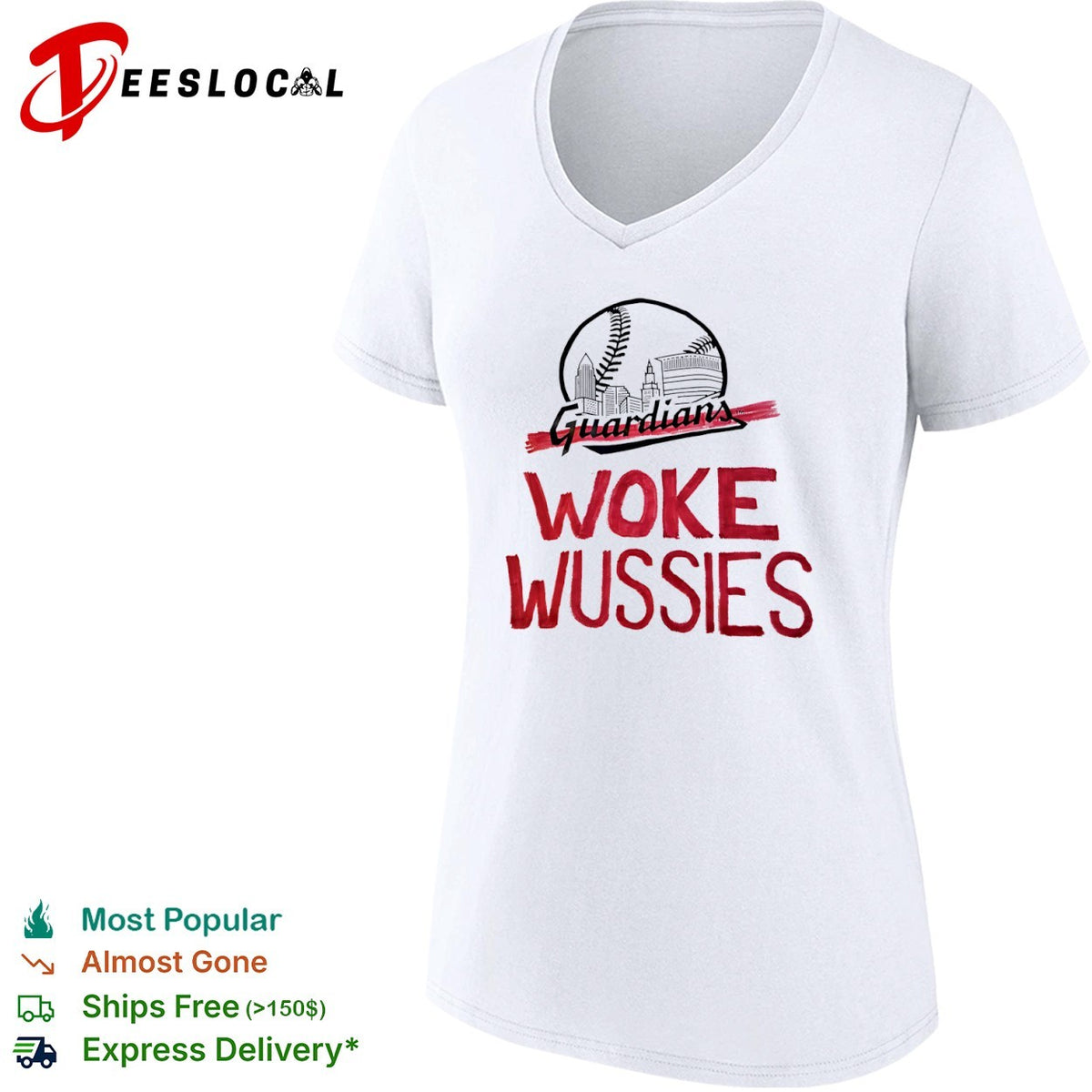 Cleveland Guardians Woke Wussies shirt