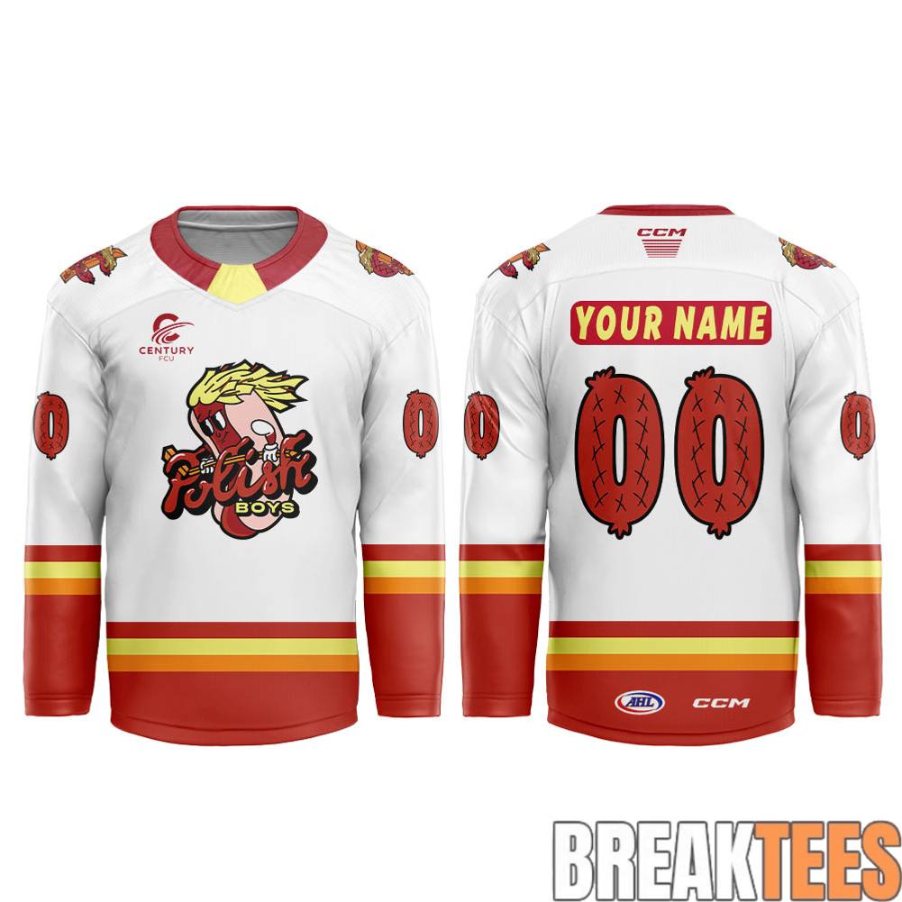 Cleveland Monsters Polish Boys Night Custom Hockey Jersey
