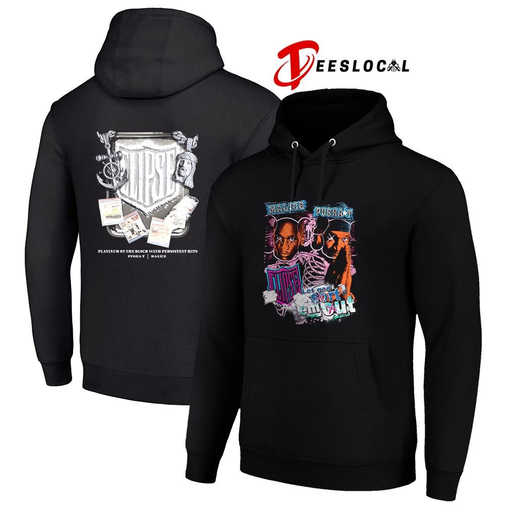 Clipse x Malice Pushat let God sort em out platinum on the block shirt