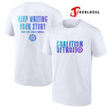 Coalition Detroit keep writings your story there is hope there is tomorrow text shirt
