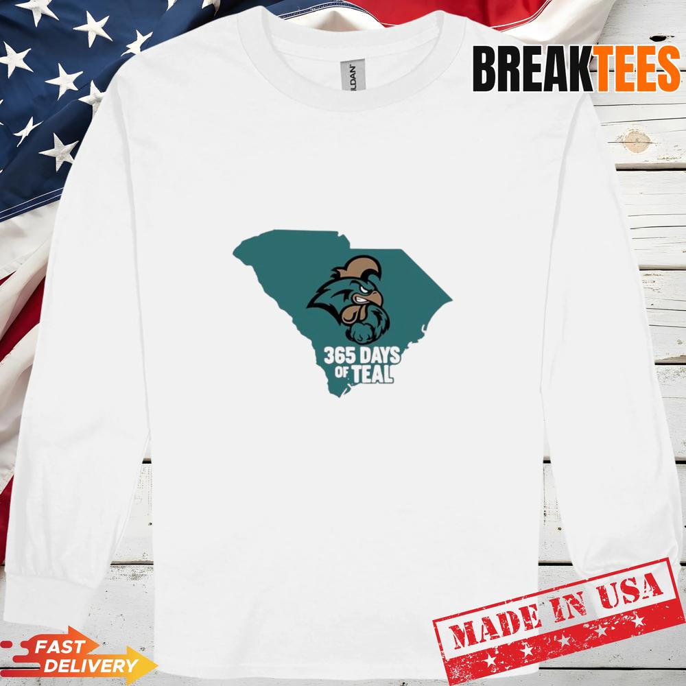 Coastal Carolina 365 Days Of Teal Mascot T-Shirt