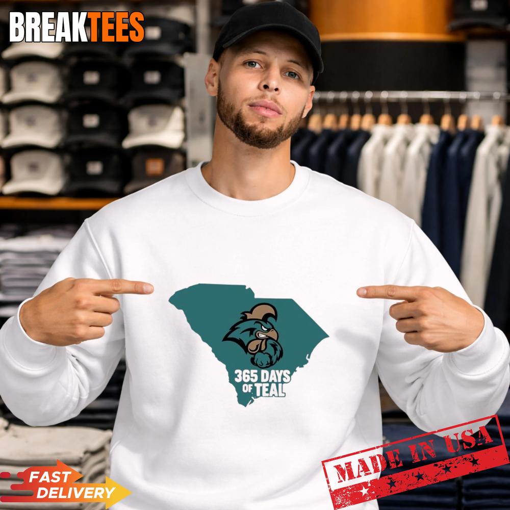 Coastal Carolina 365 Days Of Teal Mascot T-Shirt