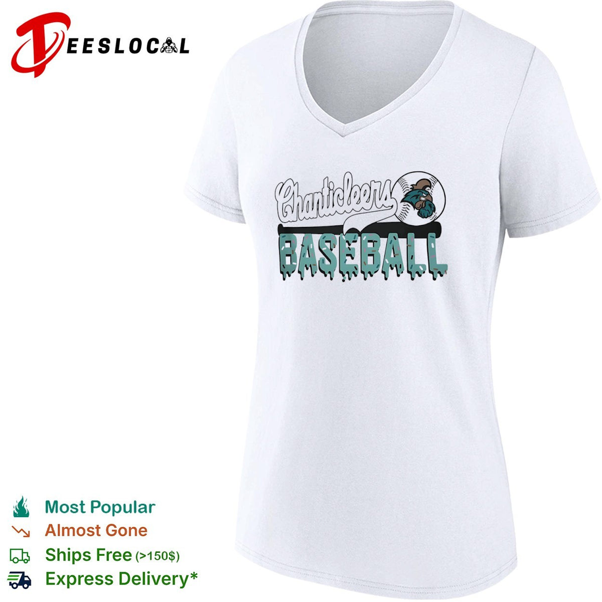 Coastal Carolina Chanticleers baseball sprinkle shirt
