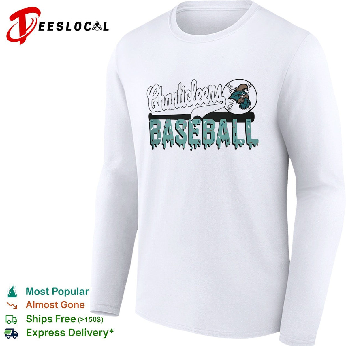 Coastal Carolina Chanticleers baseball sprinkle shirt