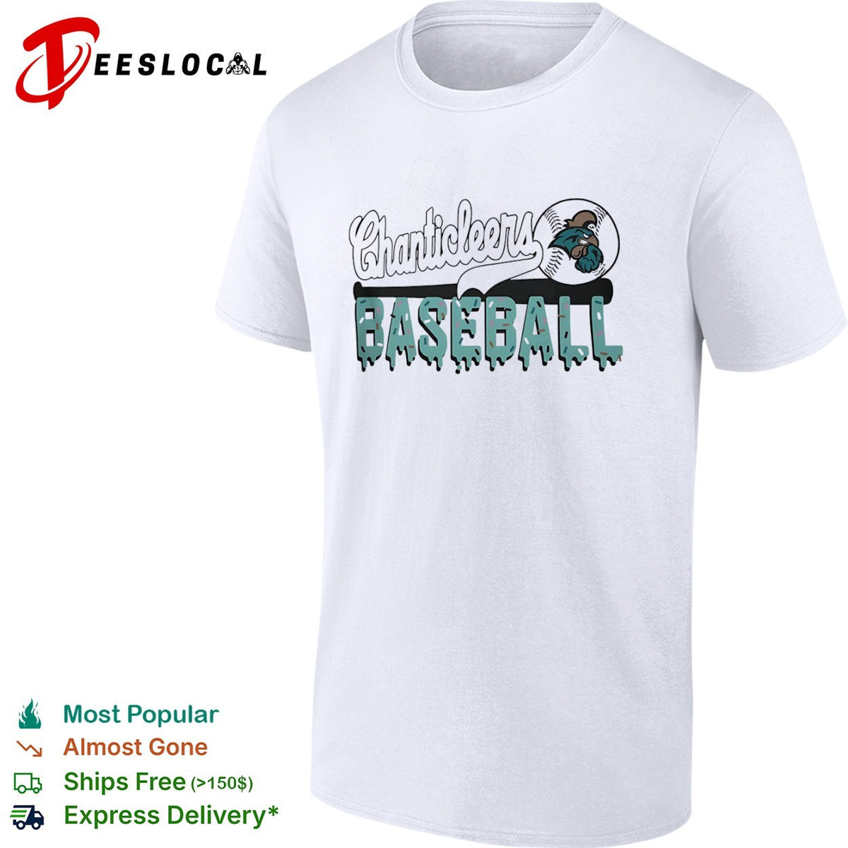 Coastal Carolina Chanticleers baseball sprinkle shirt