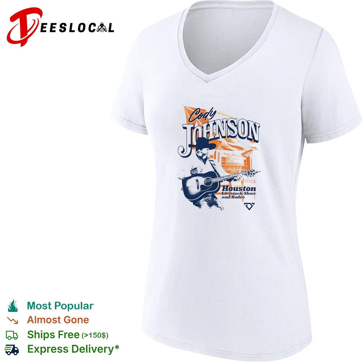 Cody Johnson Houston livestock show and rodeo poster shirt