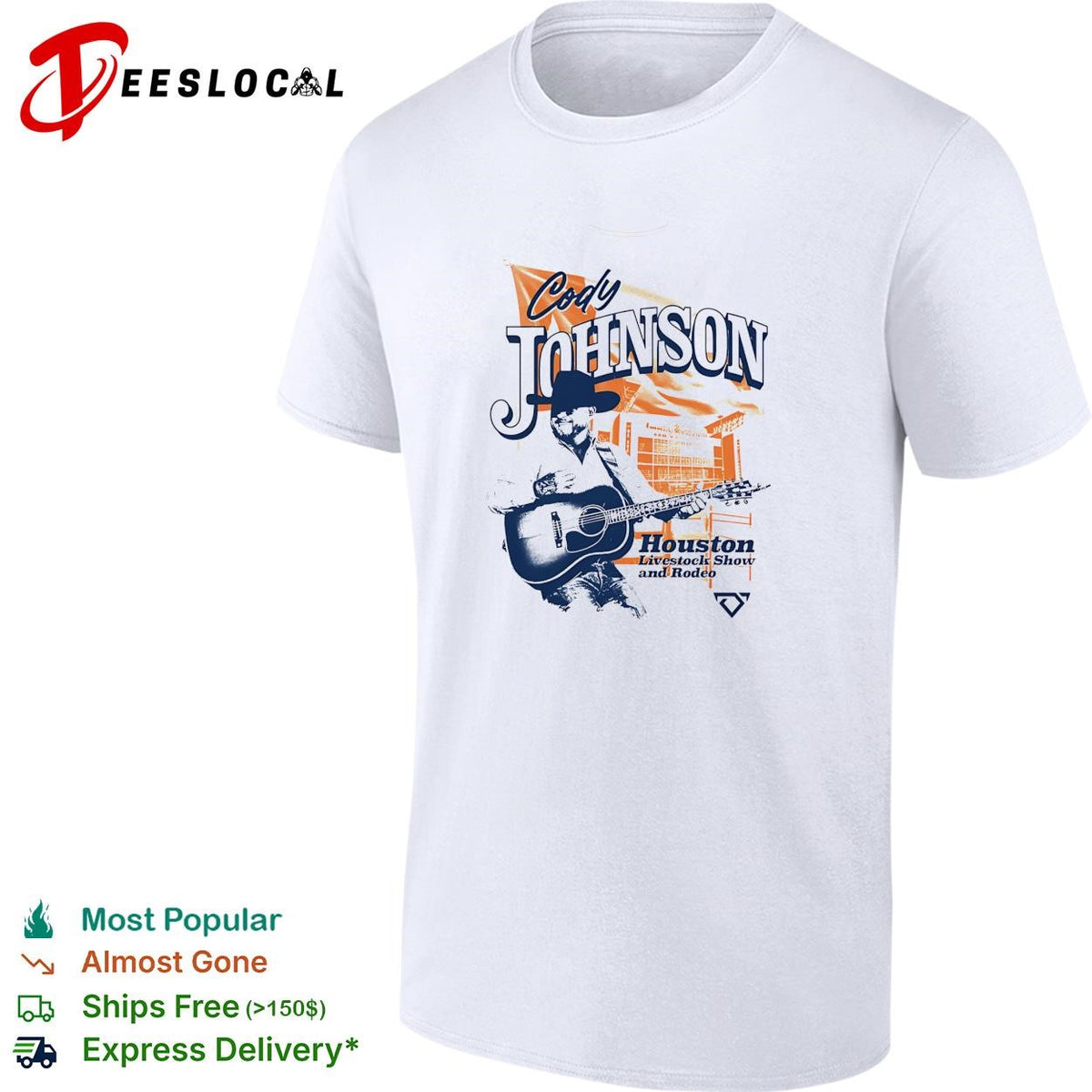 Cody Johnson Houston livestock show and rodeo poster shirt