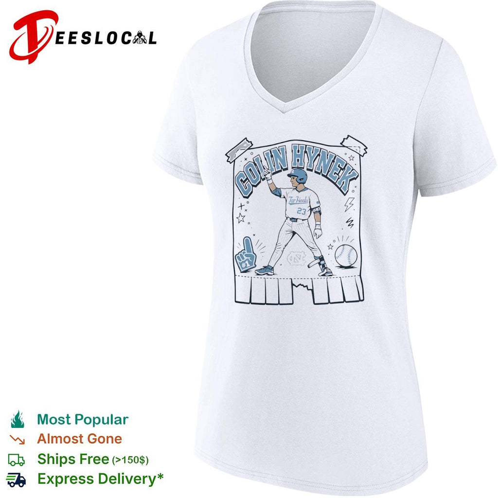 Colin Hynek 1 North Carolina Tar Heels Baseball Shirt