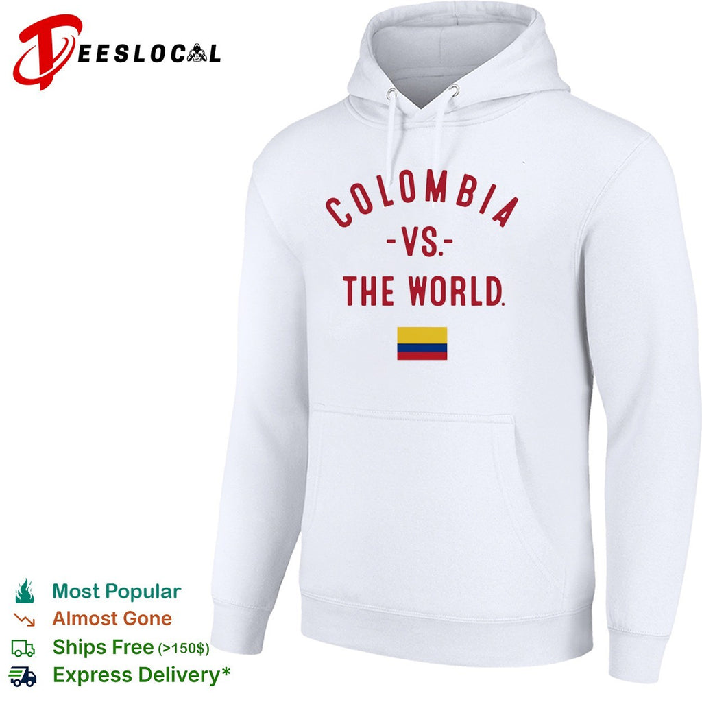 Colombia vs the world flag shirt