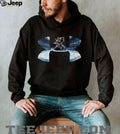 Colorful Abstract Ice Hockey Player Action Graphic T Shirt
