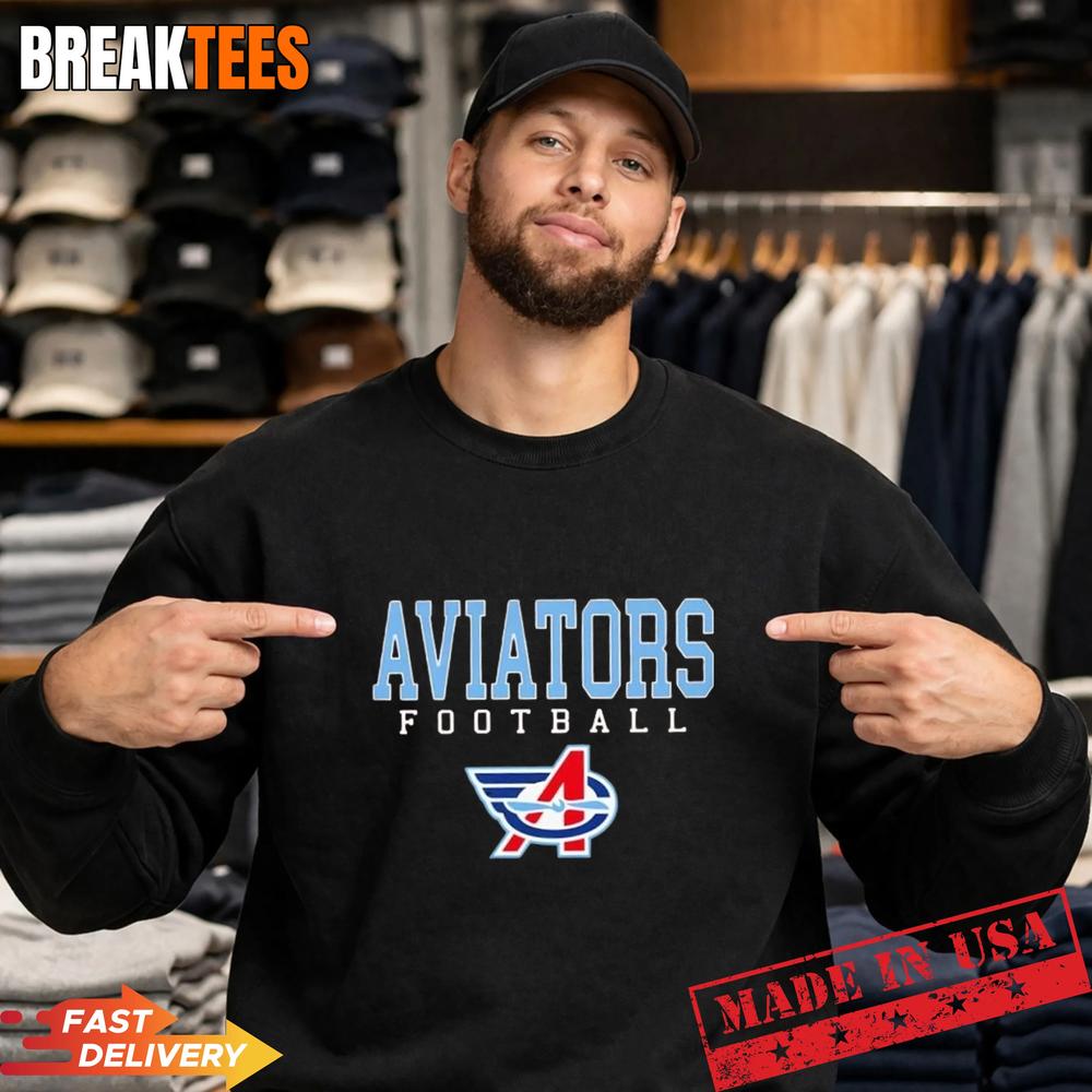 Columbus Aviators Team Football T-Shirt
