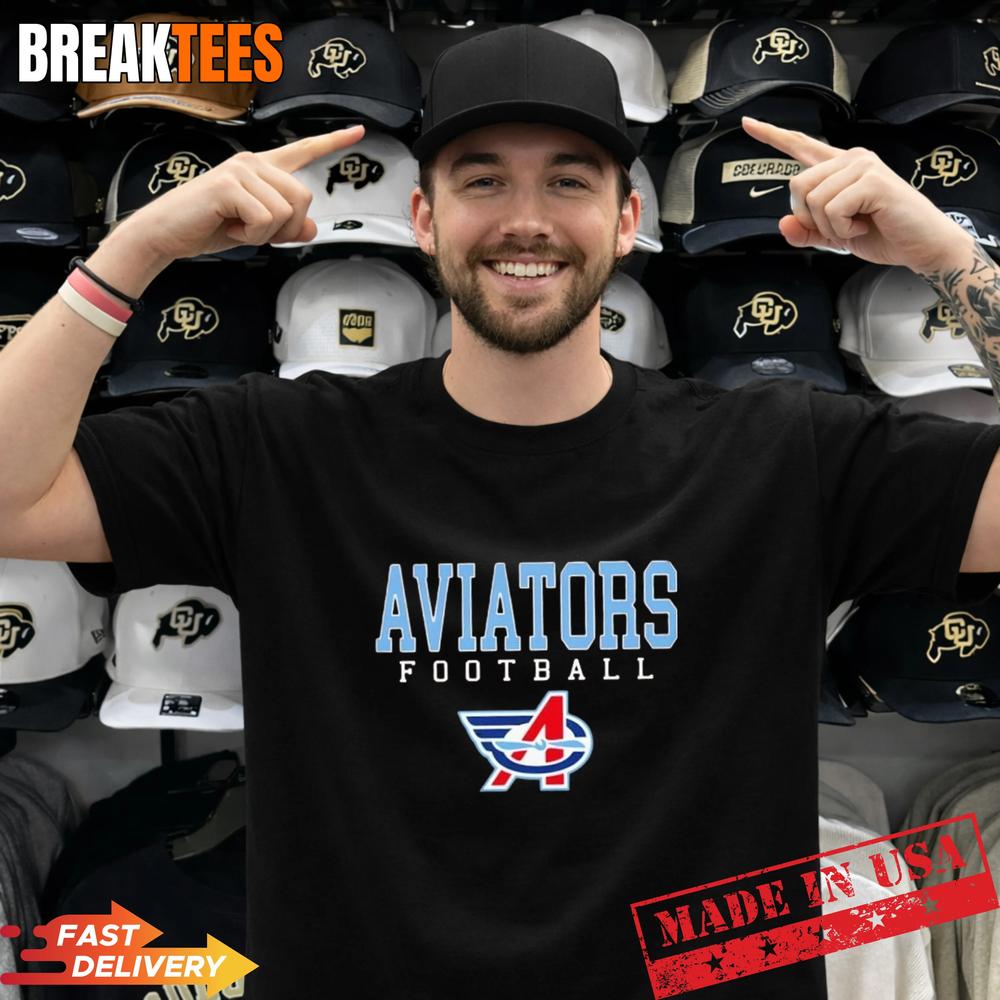 Columbus Aviators Team Football T-Shirt