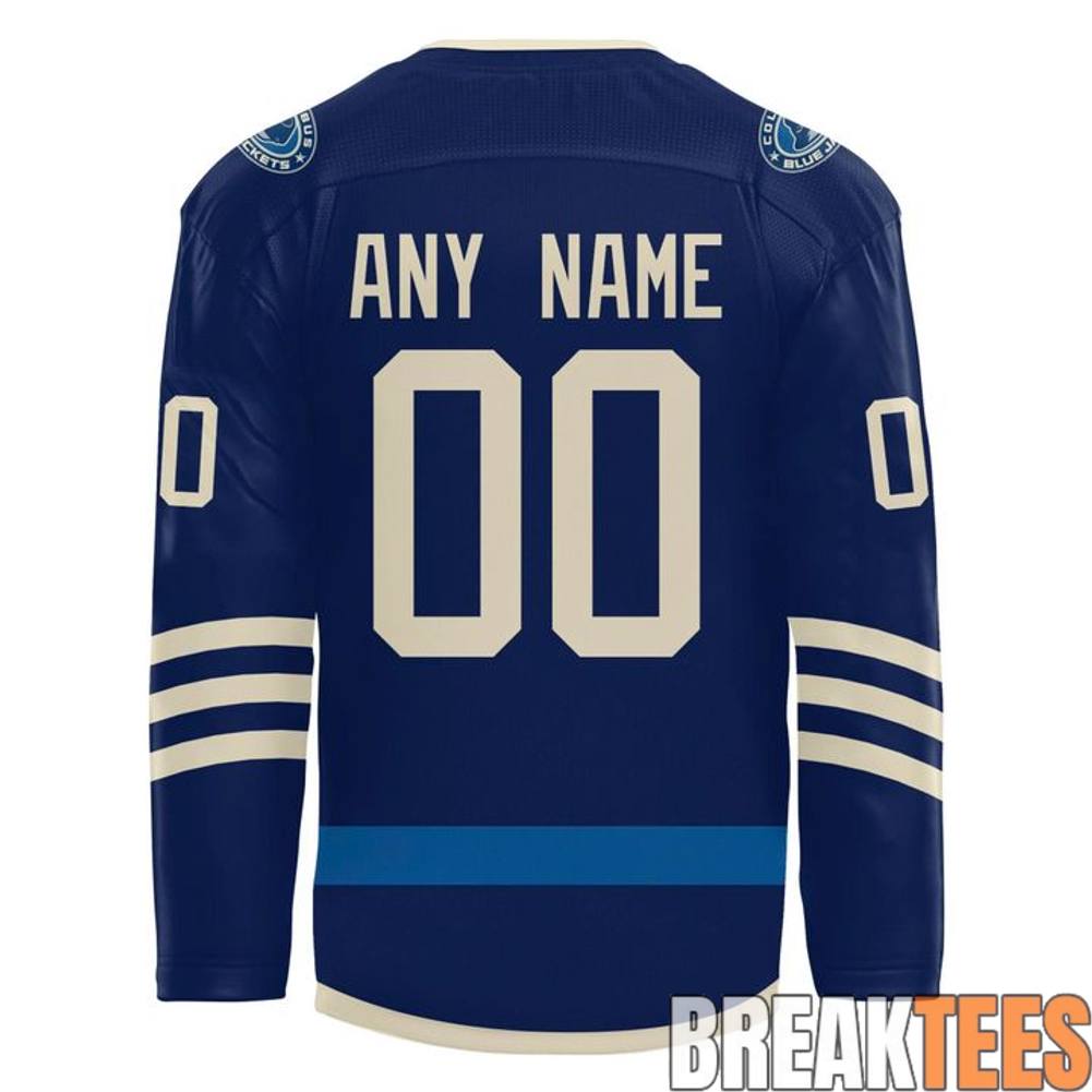 Columbus Blue Jackets 2026 Military Appreciation Night Custom Hockey Jersey