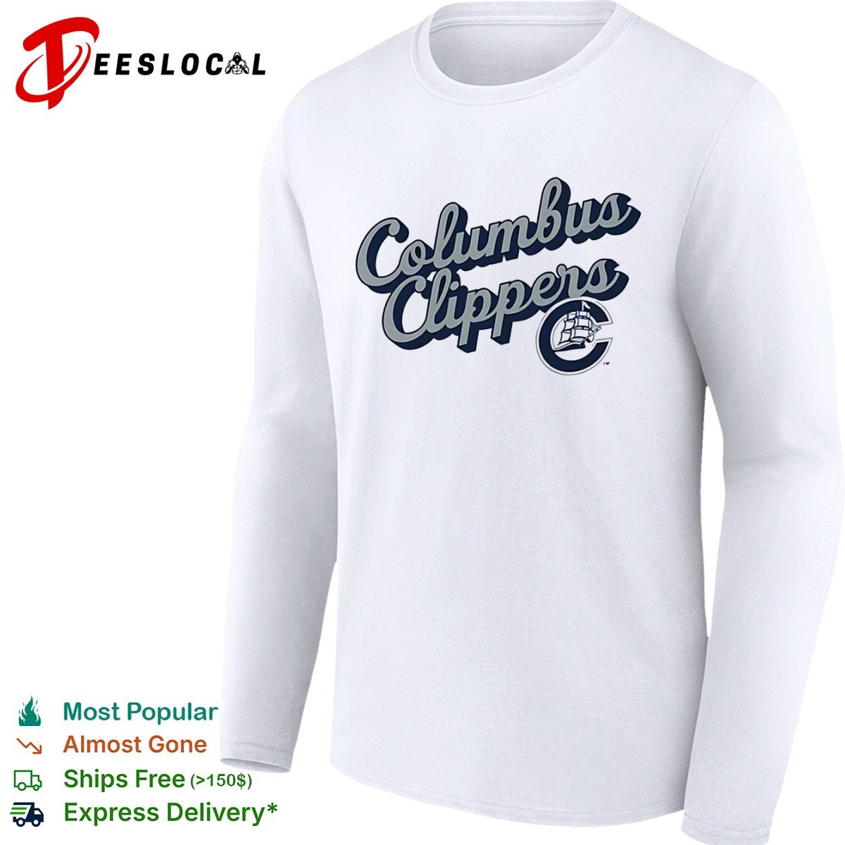 Columbus Clippers Where I Am From and To 2026 Logo Lettering Baseball Minor League shirt