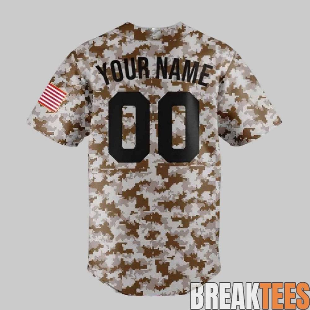 Columbus Clippers x Military Appreciation Special Camo Jersey