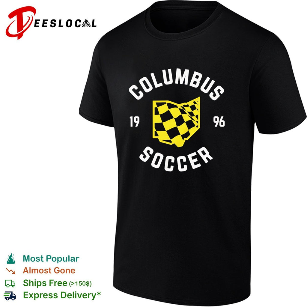 Columbus Crew checkered flag 1996 soccer shirt