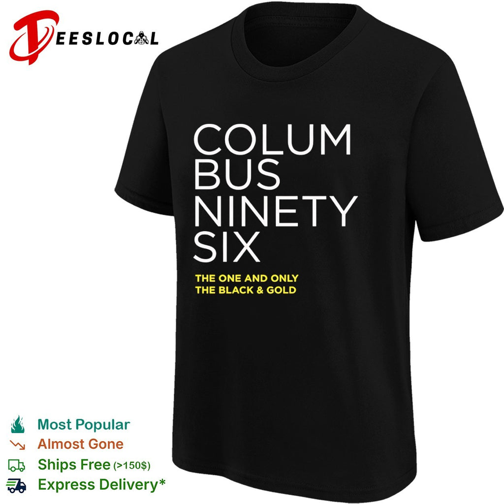Columbus Crew ninety six the one and only the black and gold shirt