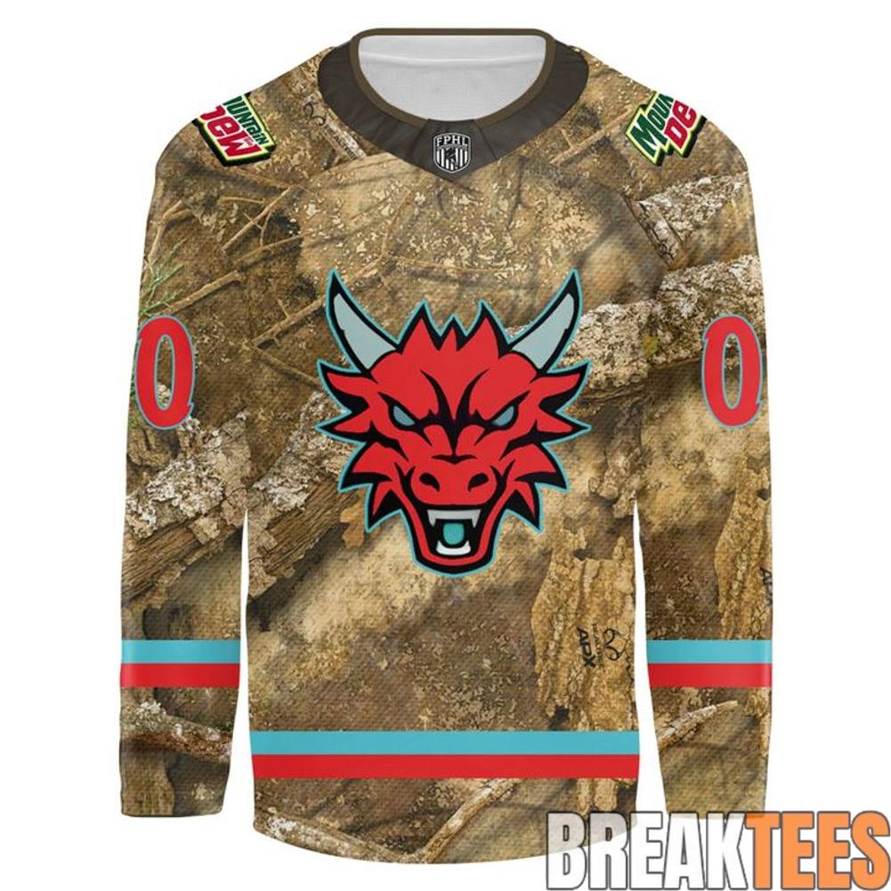 Columbus River Dragons 2026 Outdoors Night Custom Hockey Jersey