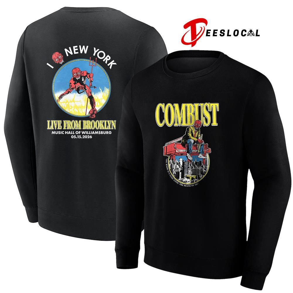 Combust you know it’s NYHC until the Death of me graphic shirt