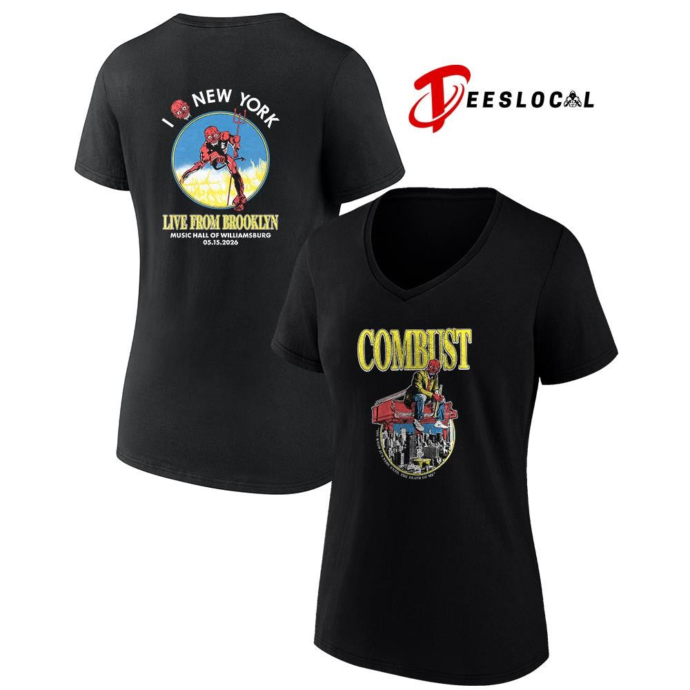 Combust you know it’s NYHC until the Death of me graphic shirt