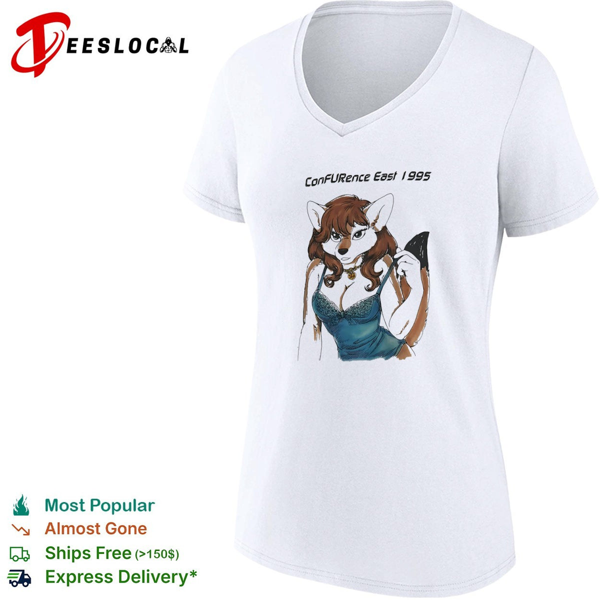 ConFURence East 1995 Anthropomorphic Fox shirt