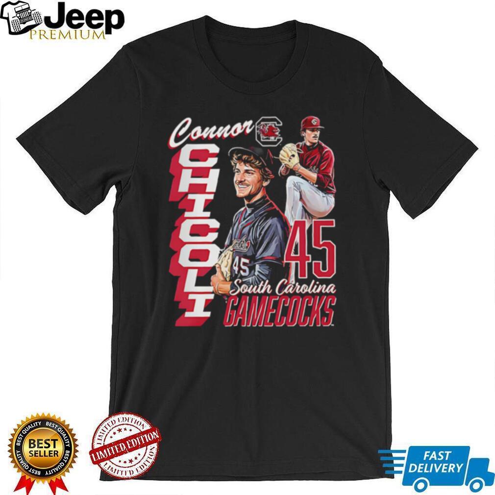 Connor McCreery South Carolina Gamecocks Baseball Pitcher Graphic T Shirt