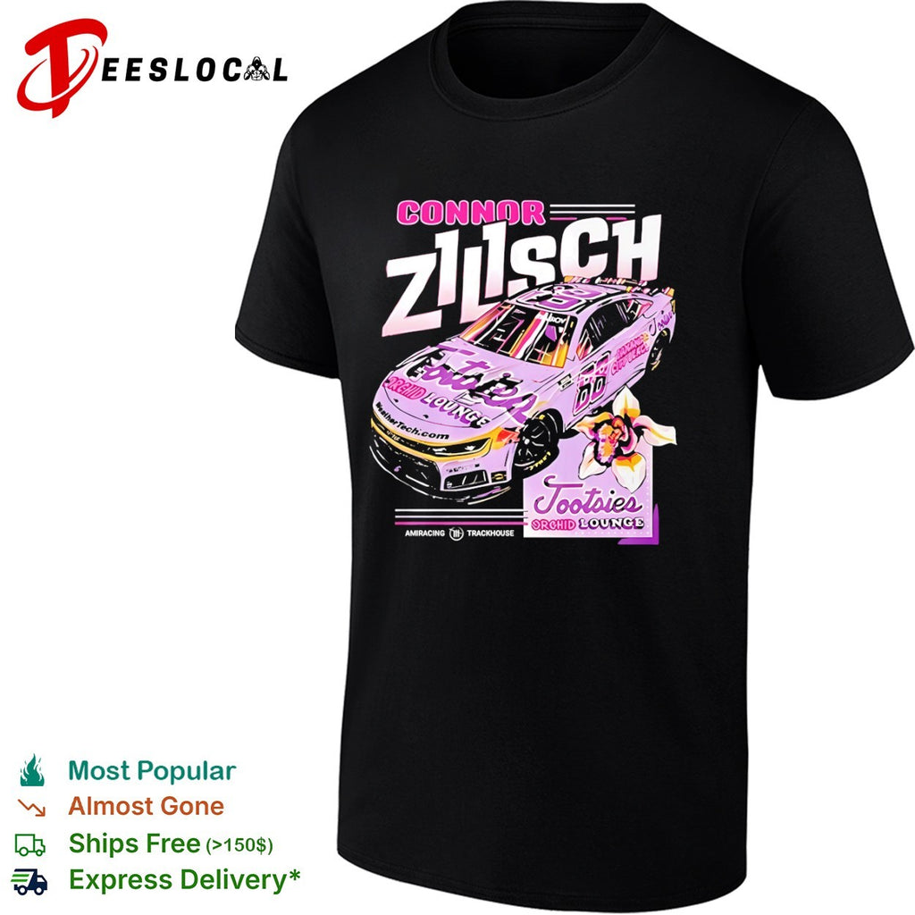 Connor Zilisch Trackhouse Racing Tootsies Orchid Lounge Nascar 88 Racing shirt