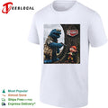 Cookie Monster robbing Keebler elf tree cookies humor shirt