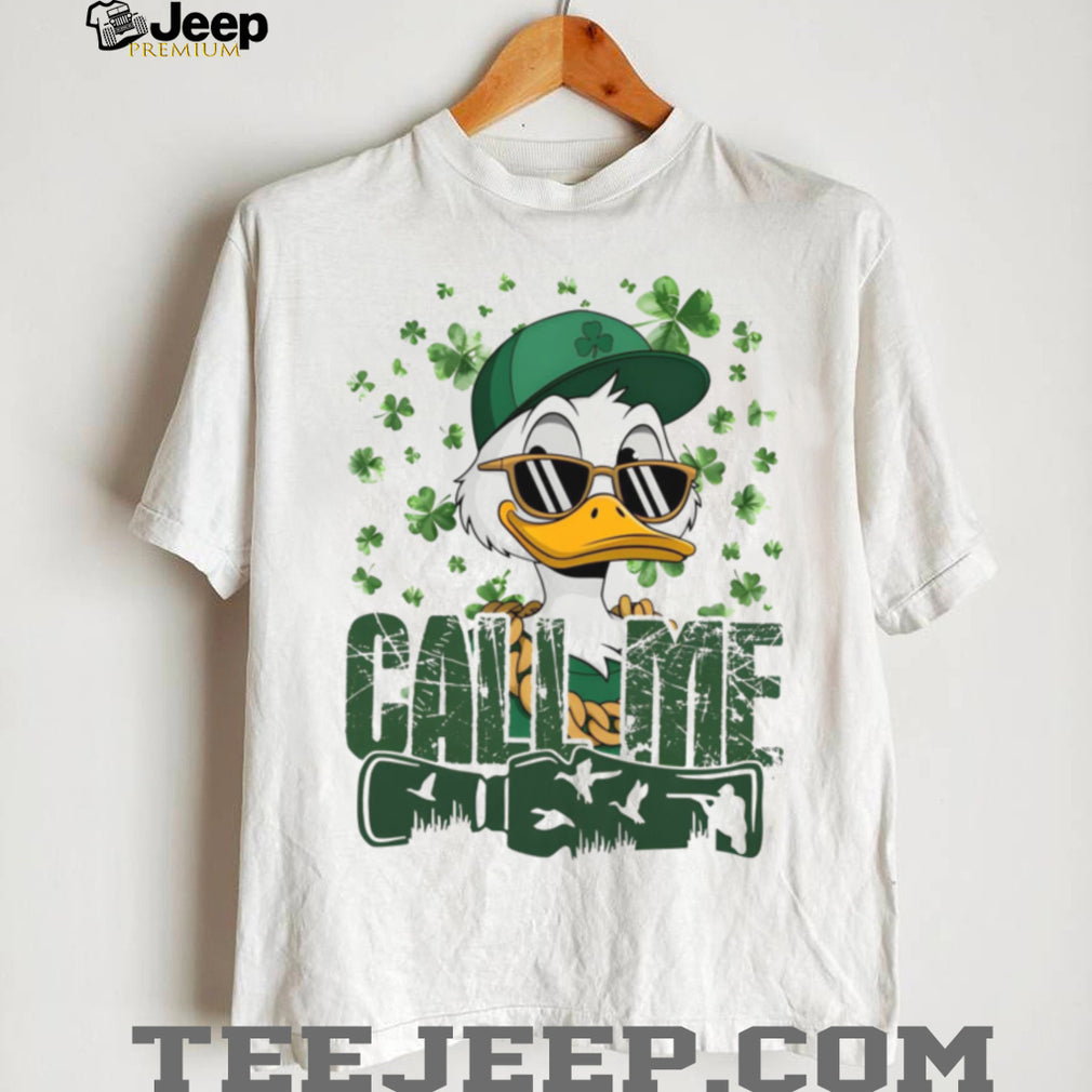 Cool Duck Hunter Sunglasses Shamrock St. Patrick’s Day Shirt