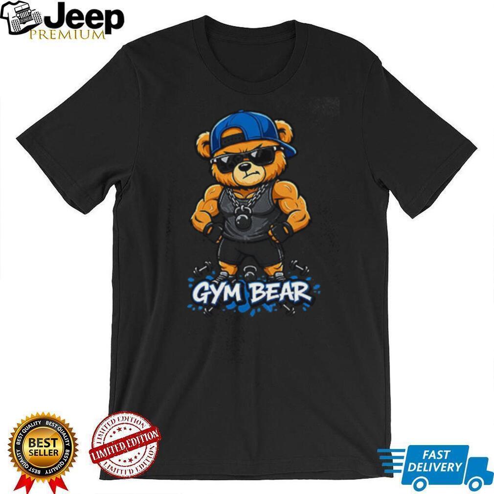 Cool Gym Bear Bodybuilder Fitness T Shirt