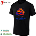 Cosmic glowing orb Red Rocks amphitheater June 11 concert blue orange art shirt