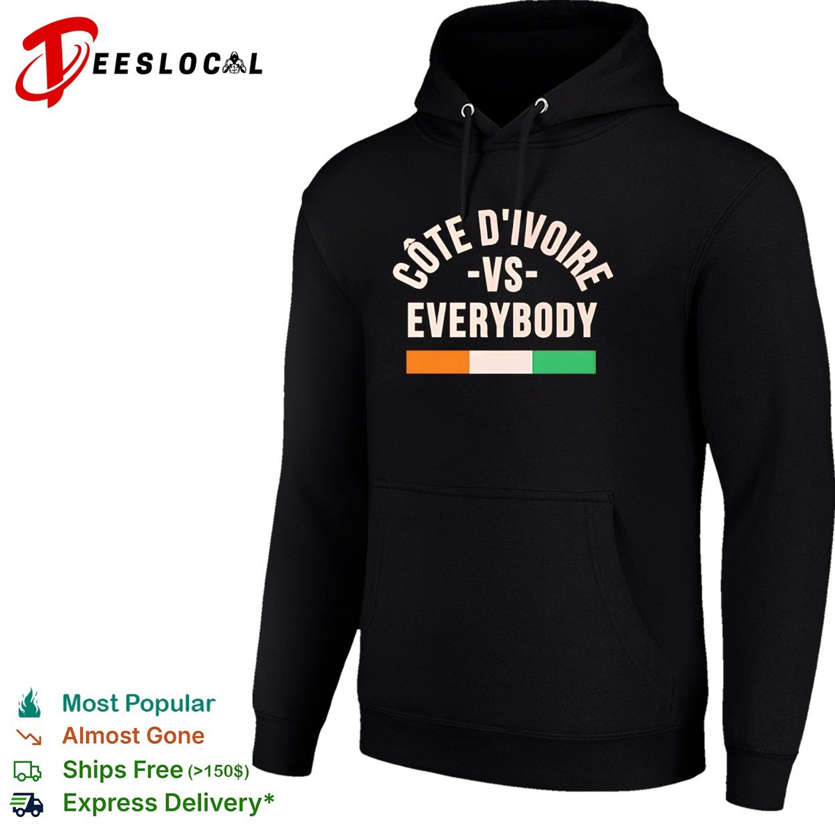 Cote d’Ivoire vs everybody flag soccer pride shirt