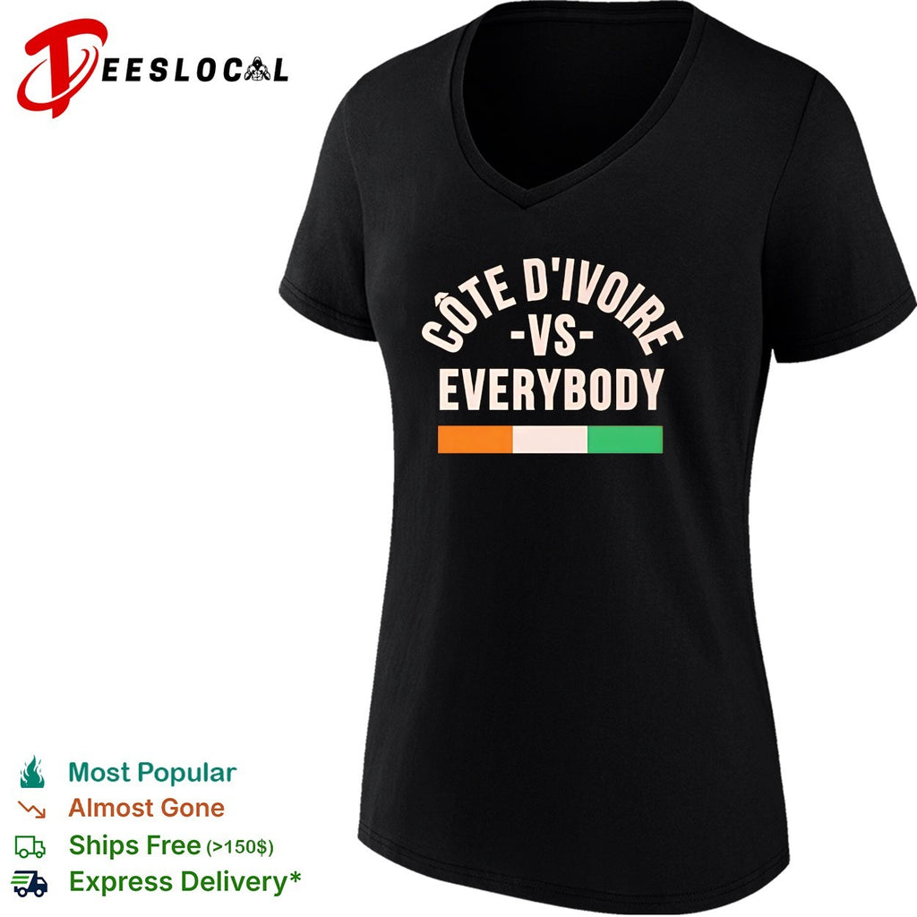 Cote d’Ivoire vs everybody flag soccer pride shirt