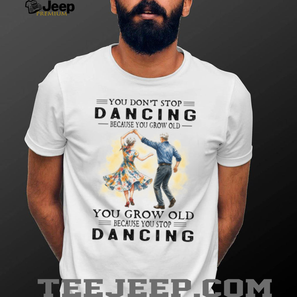 Country Couple Dance Ballroom Festival Vintage Style Eldery Men Women Shirt