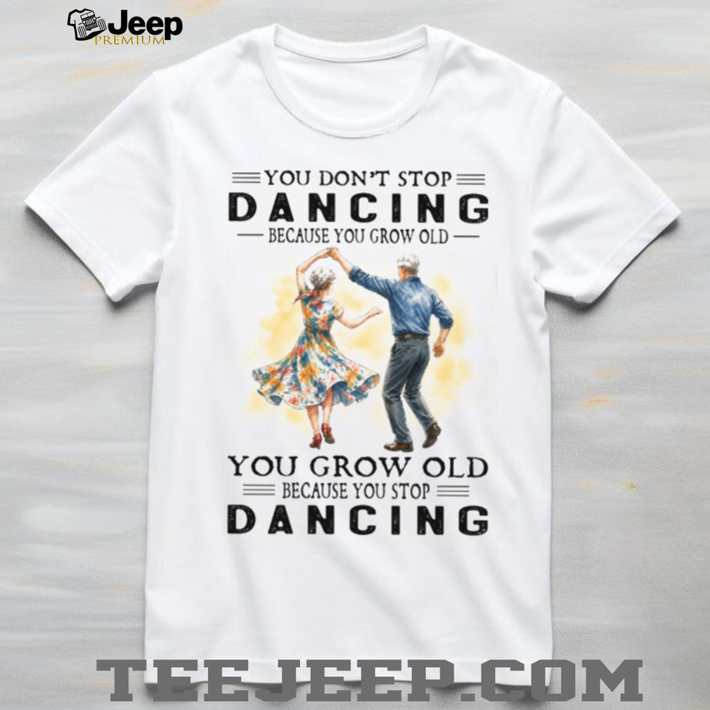 Country Couple Dance Ballroom Festival Vintage Style Eldery Men Women Shirt