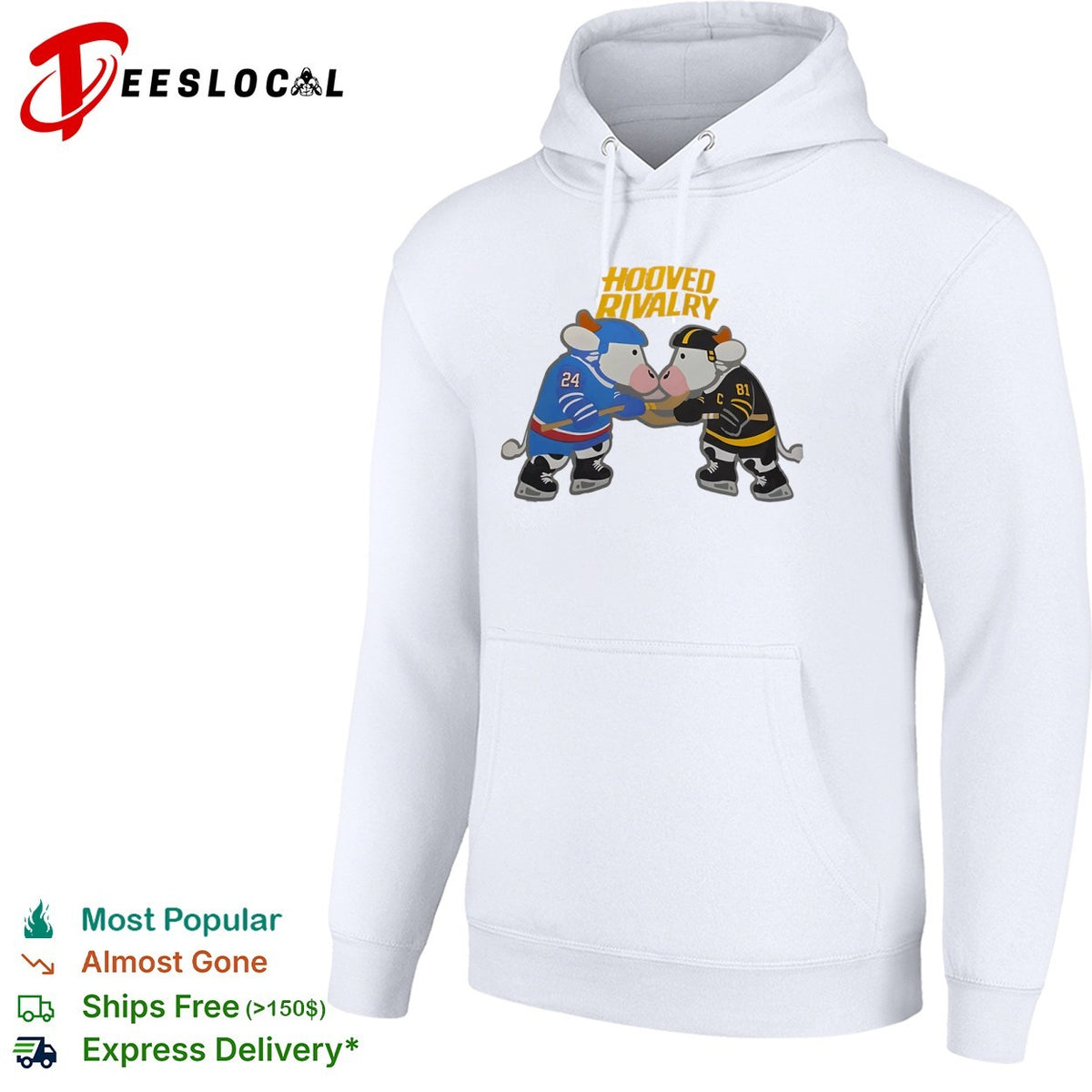 Cow Hooved Rivalry hockey shirt