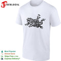 Cowgirl Riding a Toad Illustration Western Folk Art Pop Culture Apparel Shirt