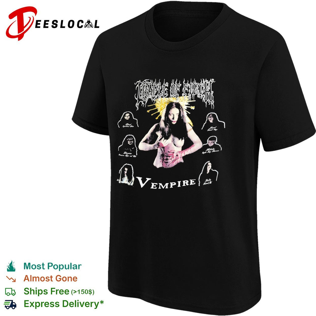 Cradle of Filth band members Vempire shirt