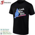 Crank The HOG Kansas Jayhawks Mascot Baseball Bird Logo NCAA University shirt