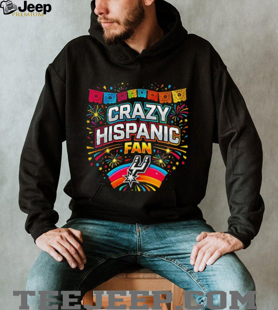 Crazy Hispanic Fan San Antonio Basketball Fiesta T Shirt
