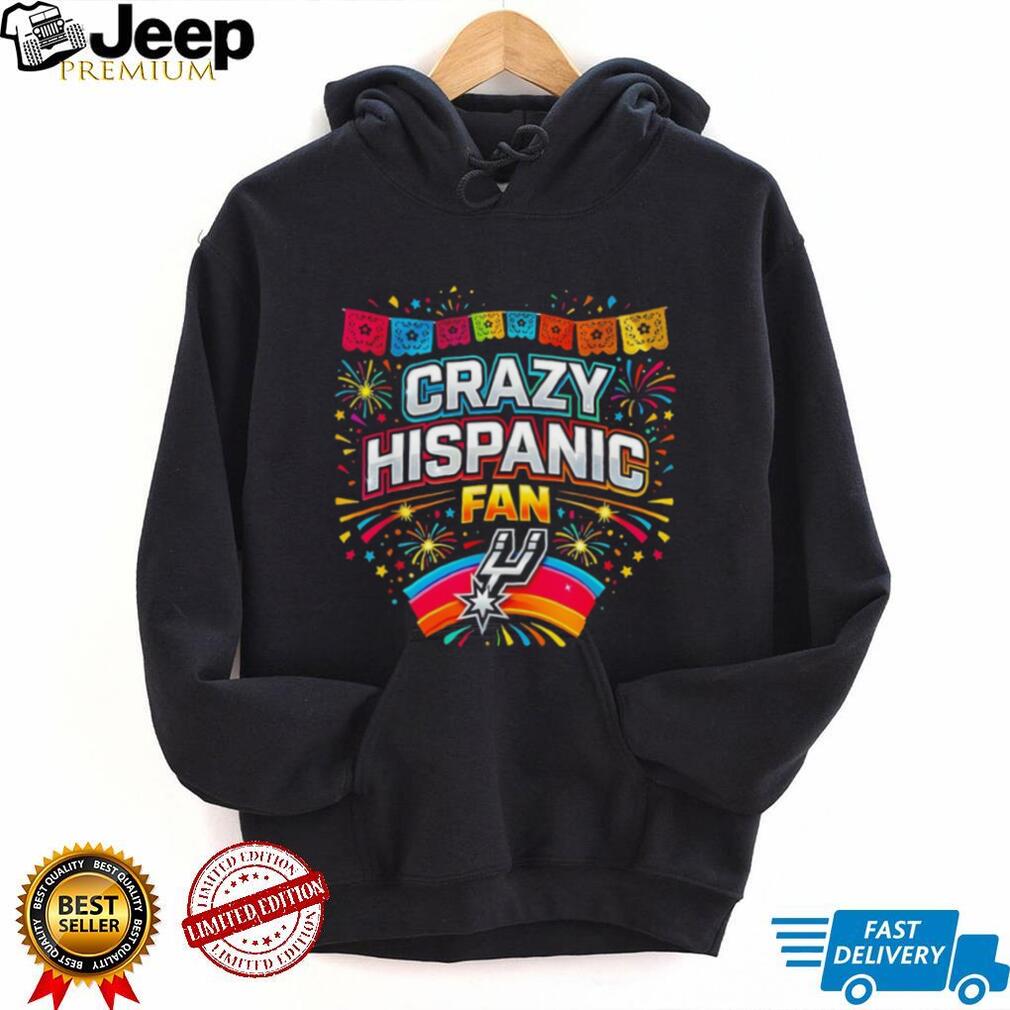 Crazy Hispanic Fan San Antonio Basketball Fiesta T Shirt