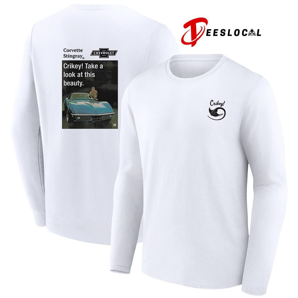 Crikey corvette stingray crikey tale a look at this beauty shirt