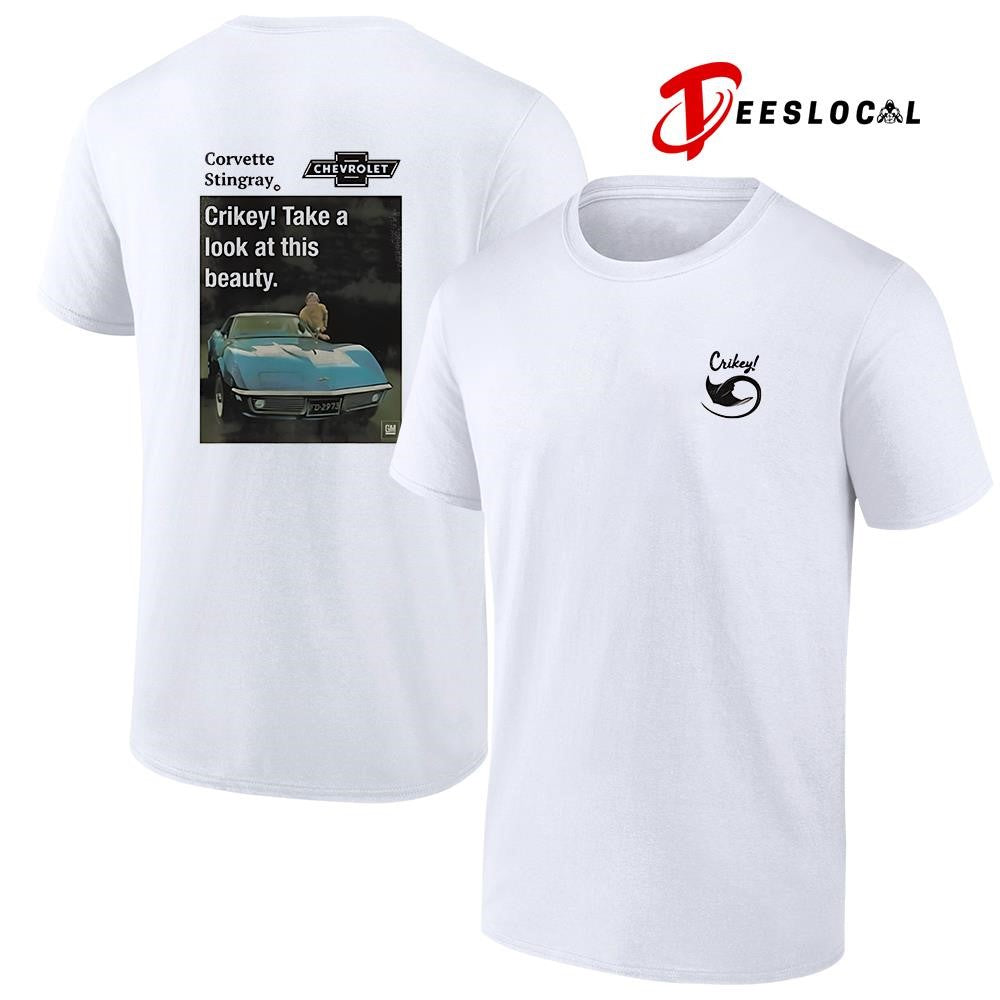 Crikey corvette stingray crikey tale a look at this beauty shirt