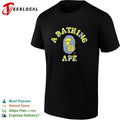 Cristiano Ronaldo CR7 Life A Bathing Ape BAPE camouflage logo cotton shirt