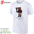 Crystal Palace 2026 Conference League Winners teddy bear illustration football shirt